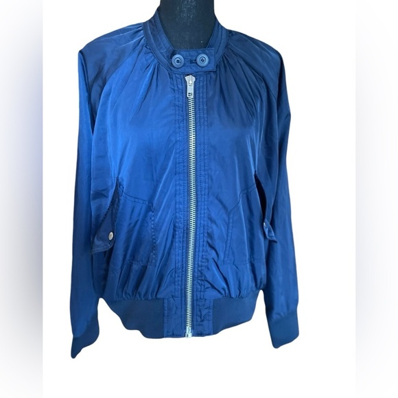 Free People Bomber Blue Jacket. Size:S - Picture 1 of 8